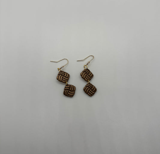 Brown Square Dangles