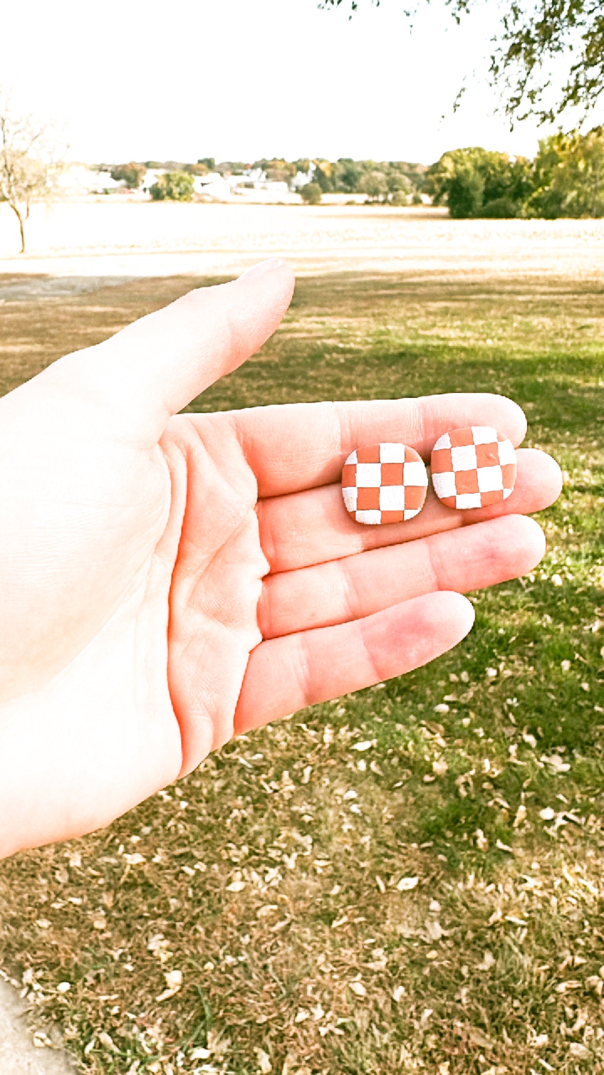 Checkered Studs