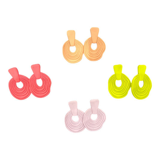 Magenta Earrings