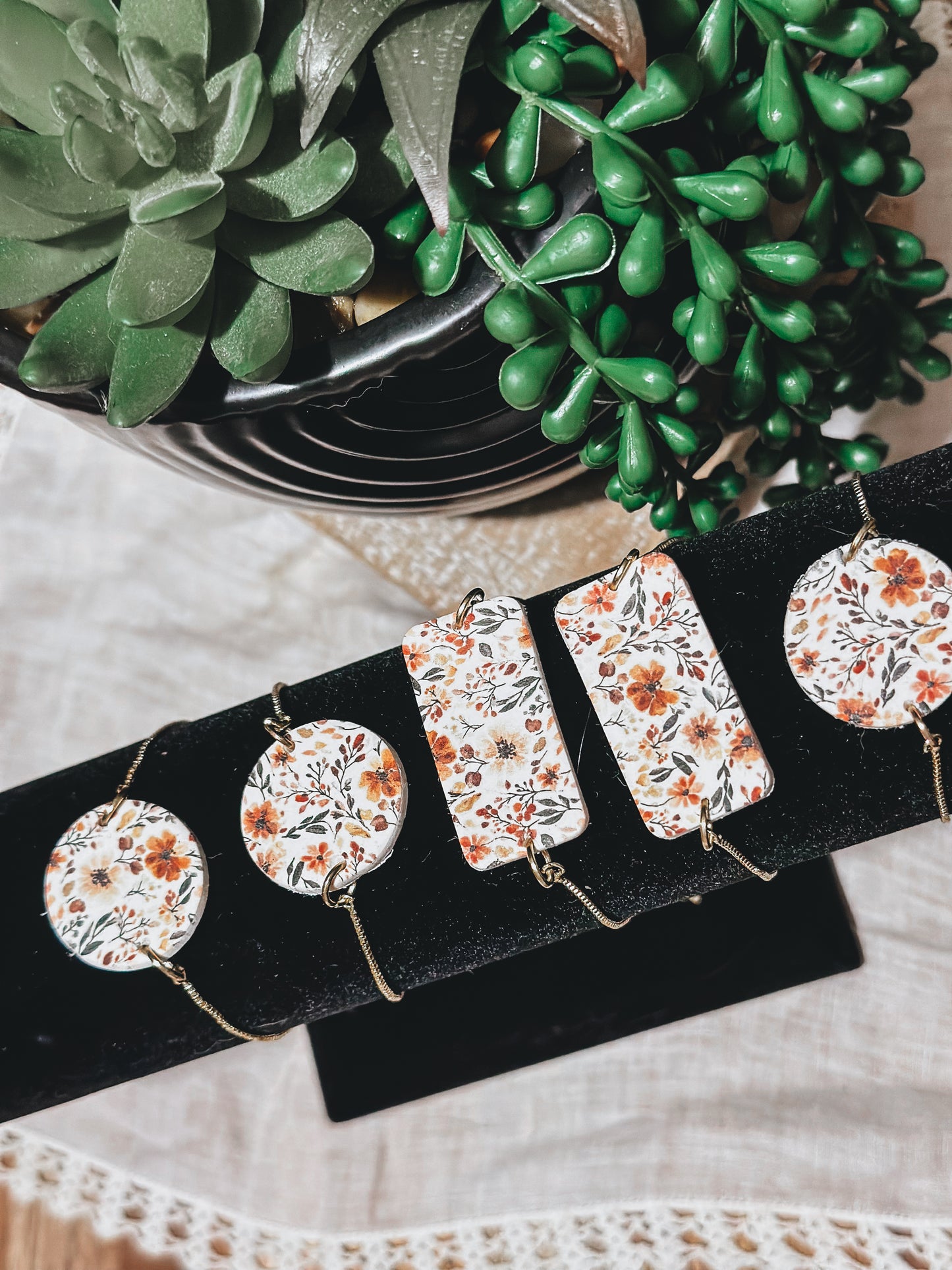 Fall Cottagecore Bracelet